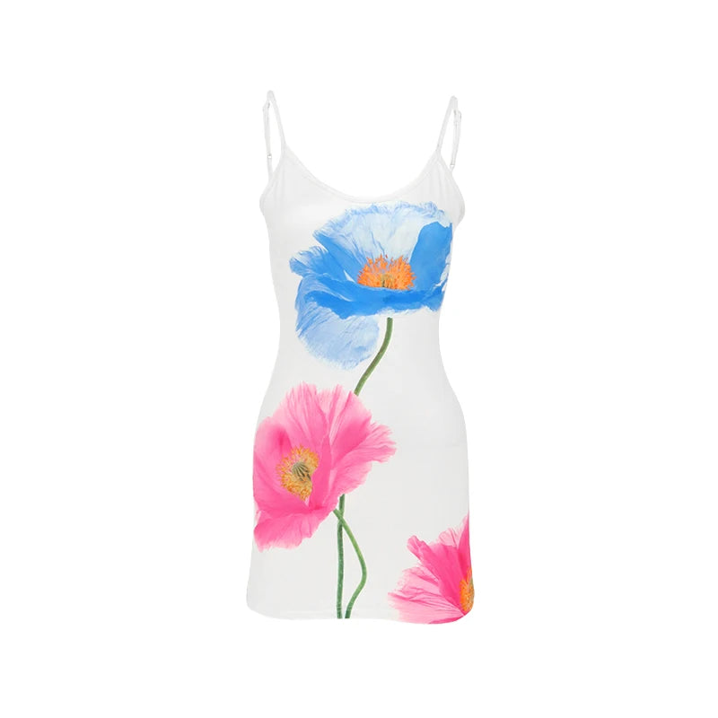 Sexy Mini Floral Summer Dress