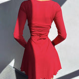 Elegant Knitted Mini Dress