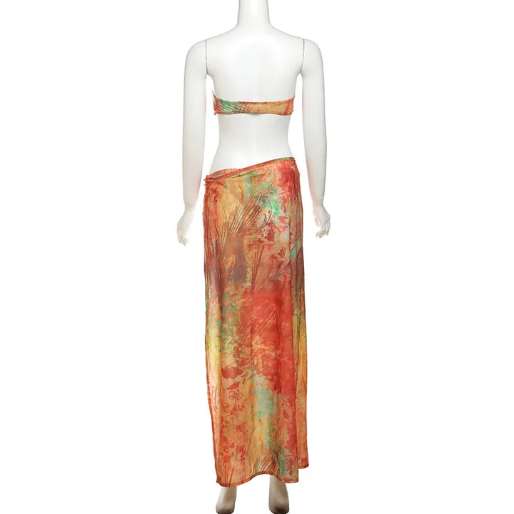 Sexy Summer Beachwear Dress Set