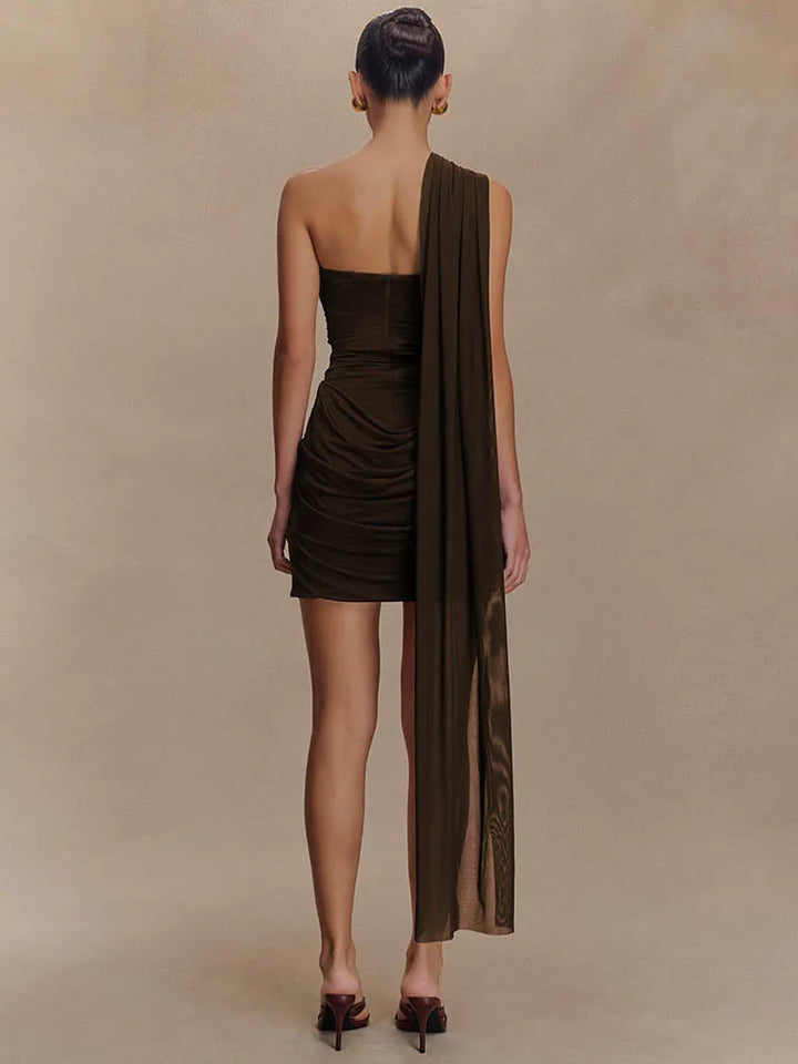 Muse One-Shoulder Mini Dress