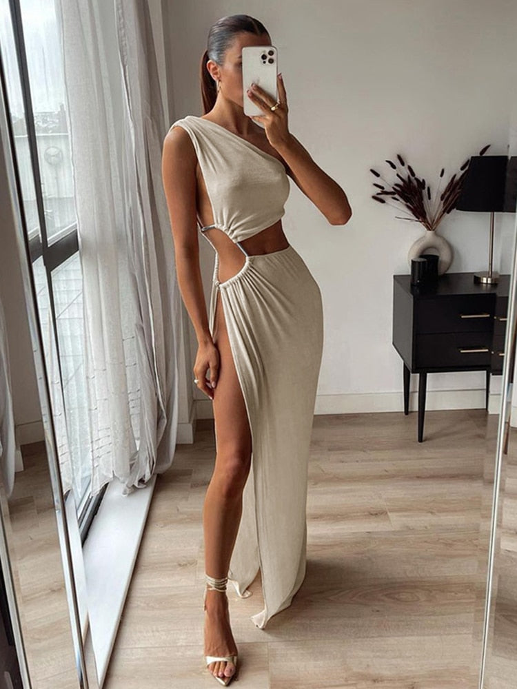 Jessica Sleeveless Backless Cut Out Dress