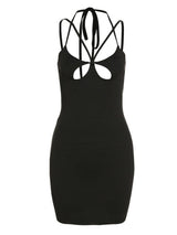 Hervlica Halter Solid Dress