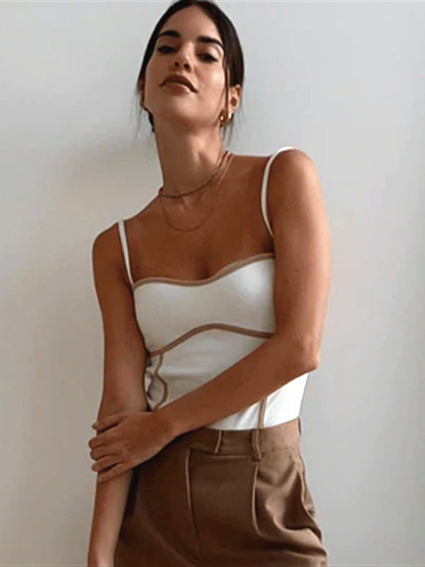 Strap Bandage Bodysuit Top