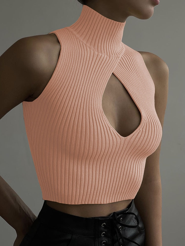 Jennifer Elegant Sexy Cut Out Top