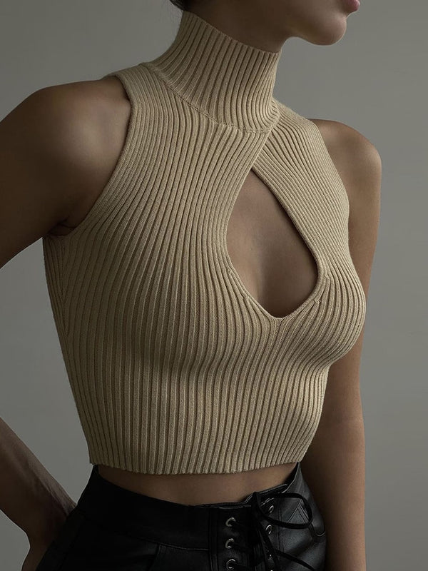 Jennifer Elegant Sexy Cut Out Top